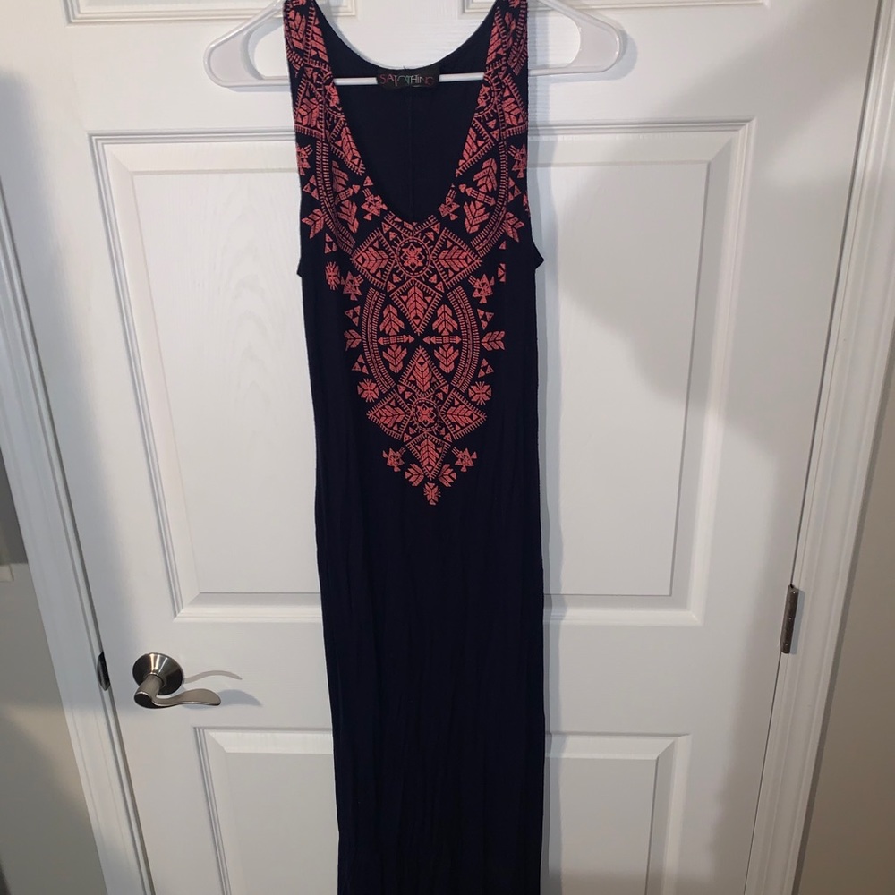 Floor length maxi dress